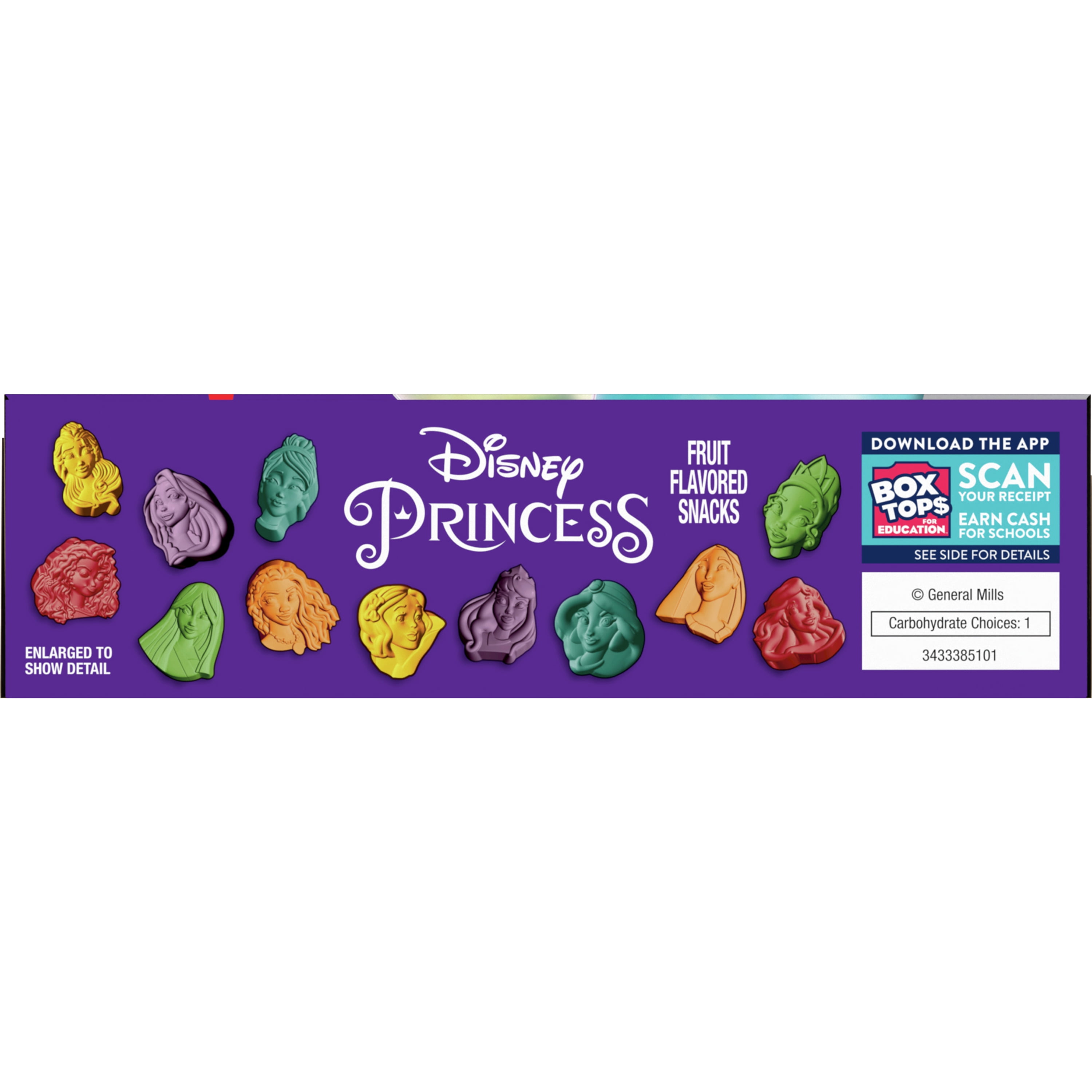 Disney Princess Fruit Flavored Snacks, Treat Pouches, Gluten Free Snack, 10 Ct, 8 oz