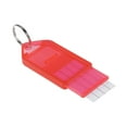 thumbnail image 4 of Uxcell 55x28mm Plastic Key Tags with Split Keyring Red 20 Count, 4 of 4