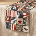 thumbnail image 1 of EGNMCR Patriotic Tablecloths 4th Of July Decorative Tablecloth And Table Runner Independence Day Patriotic Table Linen Set Dining Table Home Decoration Linen tables runner, 1 of 7