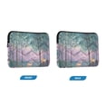 thumbnail image 7 of FORMRS 13-13.3 inch Laptop Sleeve Case Soft Carrying Quilted Computer Bag Cover, Purple Forest Scene, 7 of 7