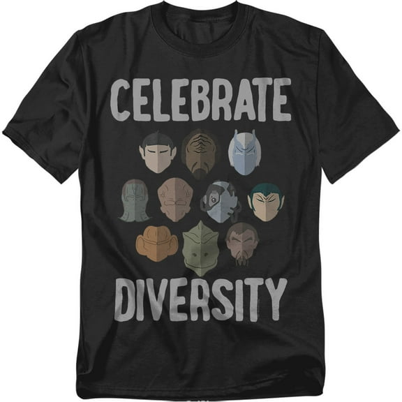 Star Trek T-Shirt The Celebrate Diversity Unisex Graphic Tee for Men & Women