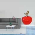 thumbnail image 2 of Estatua de resina de un pensador sentado. Figura decorativa de fruta artificial. Figura de cerámica. Decoración hecha a mano en poliresina. Ideal para, 2 of 8