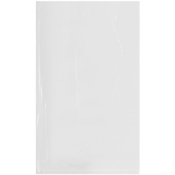 Plymor 6" x 10" (Pack of 100), 2 Mil Flat Open Clear Plastic Poly Bags