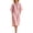 Pink, variant on YuXingFu Long Dresses for Women Mini V-Neck Plus Size Womens Dress Short Sleeve A Line Casual Summer White S