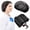 Black, variant on stcellnmex 100 Pcs Disposable Bouffant Caps Bulk Elastic Dust Hairnets for Food Service Nurses Labs Blue 21 Inch