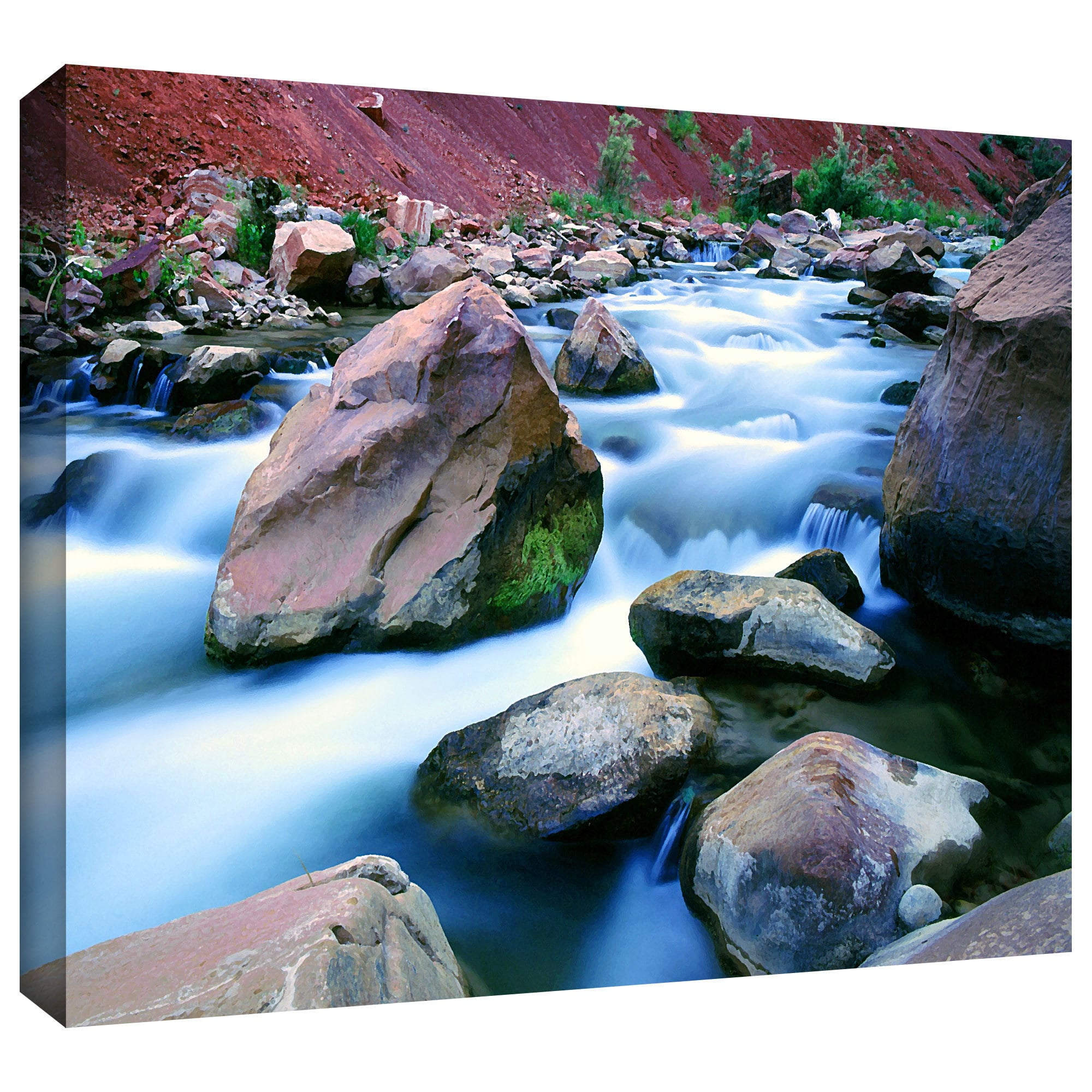 Dean Uhlinger "Virgin River Dusk Zion" Gallery-Wrapped Canvas
