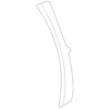 Genuine OE Porsche Pillar Cover - 991-555-186-01-7N0