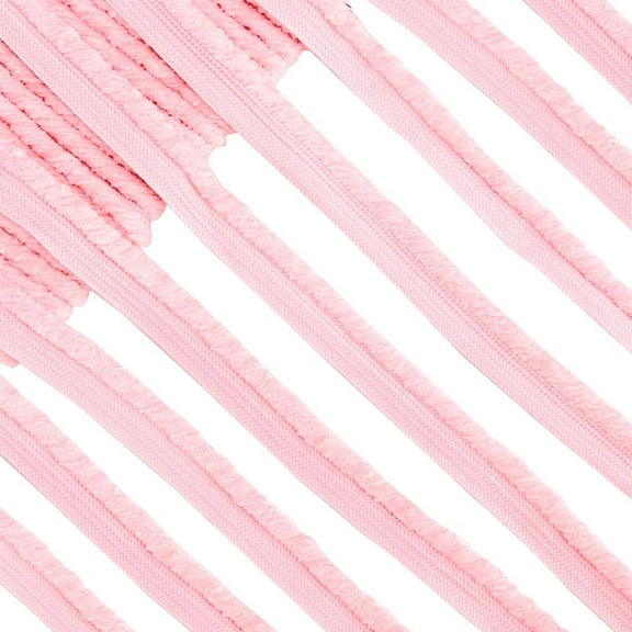 Chenille Lip Cord Trim Piping Tape for Webbing Garment Sewing Trimming Upholstery Accessories Pink 3/8 inch(10mm)