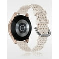 thumbnail image 2 of TOYOUTHS 20mm Lace Silicone Band Compatible with Samsung Galaxy Watch 7 6 5 4 FE 40mm 44mm/Watch 6 Classic/Watch 5 Pro/Watch 4 Classic/Active 2/Watch 3 Band, Women Soft Hollow-Out Watch Strap, 2 of 6