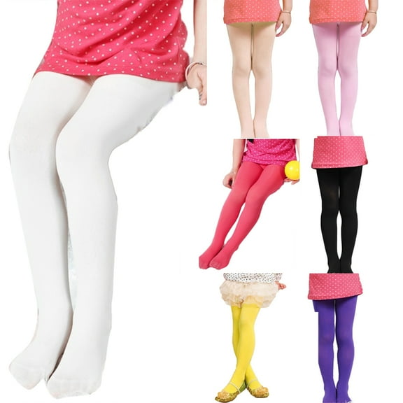 Cheers.US Girls Dance Tights Ultra-Soft Baby Girls Ballet Tights Colorful Leggings Elastic School Uniform Tights For Girls
