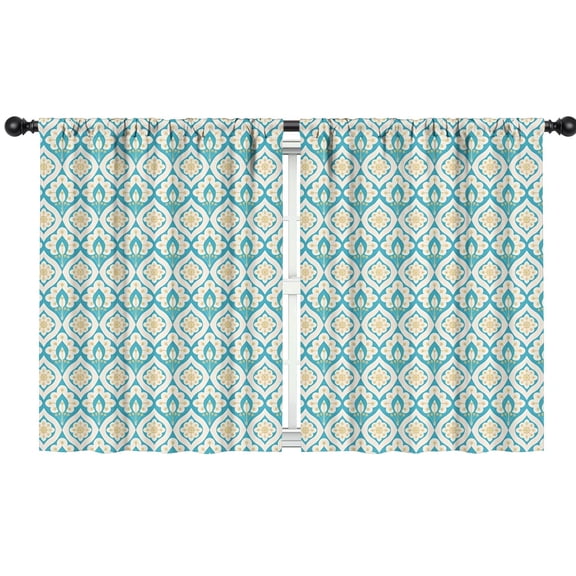 Blackout Kids Curtains,Boho Bohemia Geometric Line Art Childrens Insulated Curtains Set Of 2,Bedroom Essentials,Toddler Room Decor 42"x54"(106x137cm)