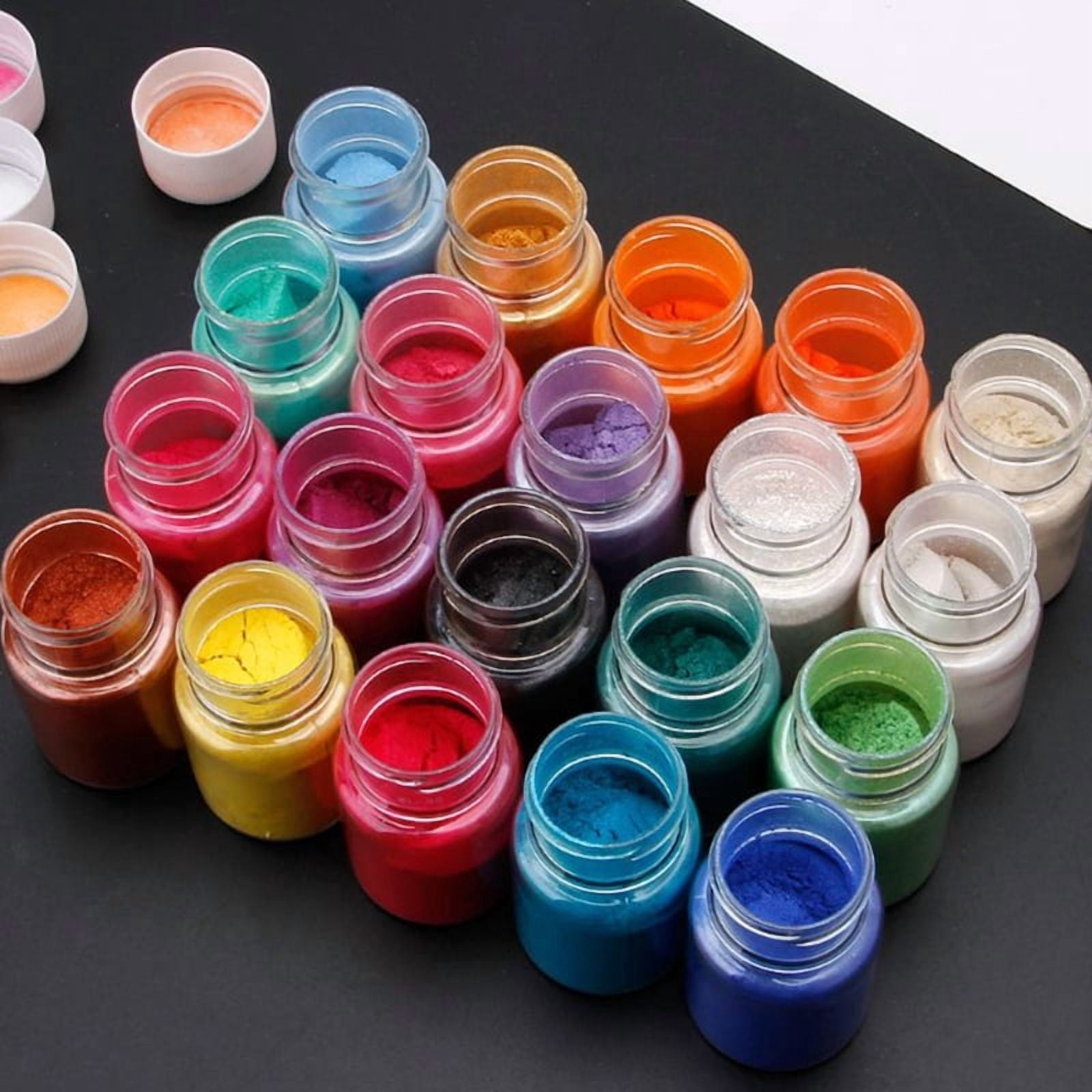 40 Colors Cosmetic Grade Pearlescent Natural Mica Mineral Powder Epoxy Resin Dye