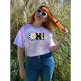 thumbnail image 2 of Oh Yellow Daisy Tie Dye Spiral Women -Image by Shutterstock, Female Large, 2 of 4