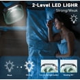thumbnail image 3 of Ventilador recargable Dorobeen de 8 pulgadas con luz LED y temporizador de 10000 mAh, 3 of 6