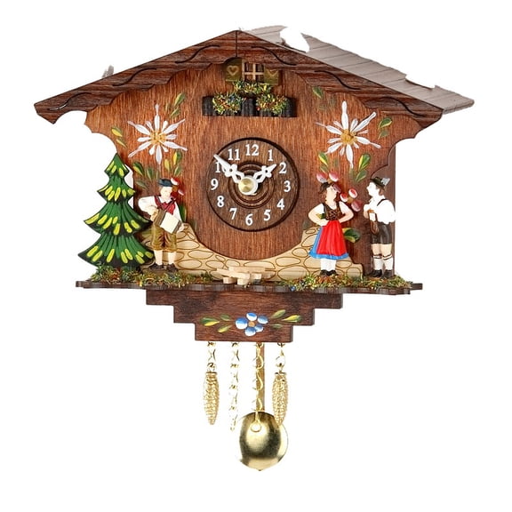 Kuckulino Black Forest Clock with quartz movement and cuckoo chime TU 2046 PQ