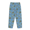 thumbnail image 3 of Lsque Blue paisley pattern Print Women's Pajama Pants, Lounge Pant - Comfortable Home Wear,Elastic Waistband, Stylish Design-Small, 3 of 9