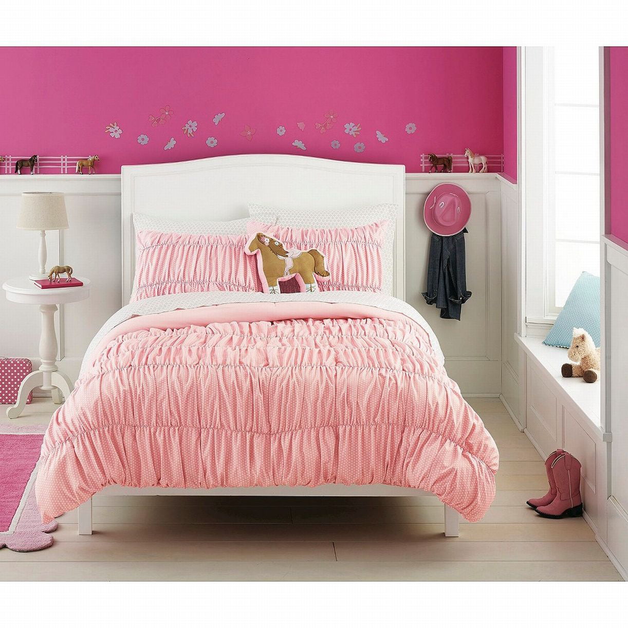 Circo Twin Bed In A Bag Pink Banded, Circo Twin Bedding
