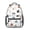 Cat and Yarn, variant on Space Cat and Planet Black Pattern Backpack for School, Cute School Bag with Adjustable Shoulder Straps and Padded Back, 15.3"x11"x6.7"