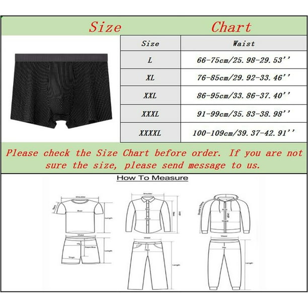 PMUYBHF Male Men's Thong Underwear Christmas Mens High Waist Briefs  Oversized Loose Breathable Comfortable Underpants Mens Underwear Boxers  Loose Fit