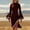 Red, variant on Elvqul Womens High-Low Dresses Long Sleeve Asymmetrical Dresses Pullover Side Slits Crew Neck Army Green A-Line Dresses for Tunic
