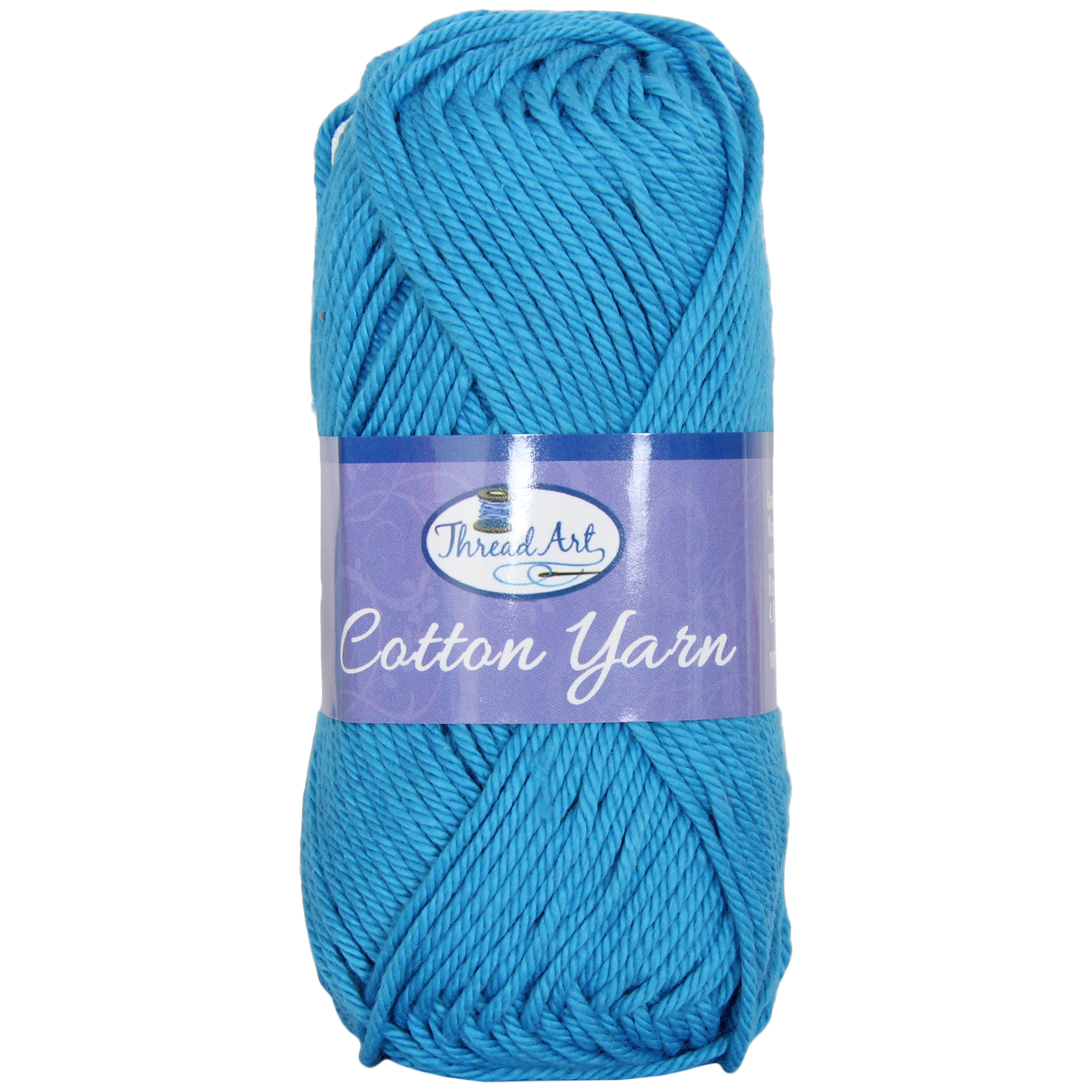Threadart 100 Pure Cotton Crochet Yarn Dark Aqua 50 gram Skeins Worsted Medium 4 Yarn