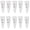 White, variant on 10Pcs Resin Button Double Hole Sewing Button Fasteners For Garment Repair Bag Making Clothing Sewing Accessories