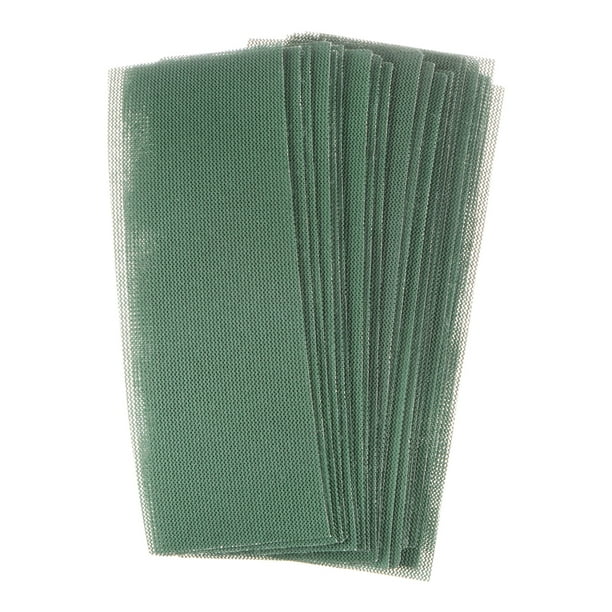 20 Piezas de Hojas de Malla de Lija de Grano 180, 2-3/4" X 8", para Lijar en Húmedo o en Seco, Almohadillas Abrasivas para Pulir y Moler Automóviles, Yeso y Metal.