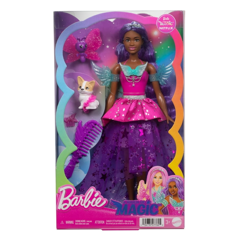 Barbie, Doll with 2 Fantasy Pets, Long Hair - Walmart.com
