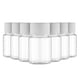 thumbnail image 2 of 10pcs Travel Size Plastic Bottles Empty Small Vials Screw Lid Refillable Containers For Powder Liquids (30ml), 2 of 3