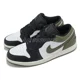 thumbnail image 1 of Ni-k-e Air Jordan 1 Low AJ1 Black Toe Medium Olive Men Casual Shoes 553558-092, 1 of 6