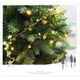 thumbnail image 5 of Triani 2Rolls Tinsel Stars Wire Garlands Christmas Tree Hanging Star Garlands Decorations 7.5 Meters Each Roll for New Year Wedding Birthday Party Decoration(Gold), 5 of 7