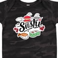thumbnail image 4 of Inktastic Cute Sushi Illustration Boys or Girls Baby Bodysuit, 4 of 5