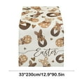 thumbnail image 3 of Easter Table Runner Cute Rabbits Themed Tablecloth Linen Printed Table Flag Easter Restaurant Decoration 4 Sizes Available Tablecloths, 3 of 6