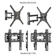 thumbnail image 2 of Kit Soportes Tv Bst 1 Articulado Sb-2670x 17-55 y 1 Fijo Sb-1750 17-50 Pulg, 2 of 7