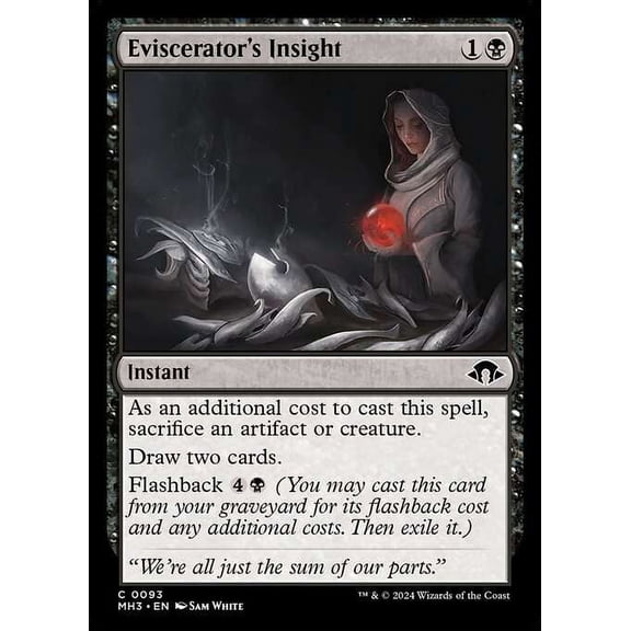 MtG Modern Horizons 3 Common Eviscerator's Insight #93