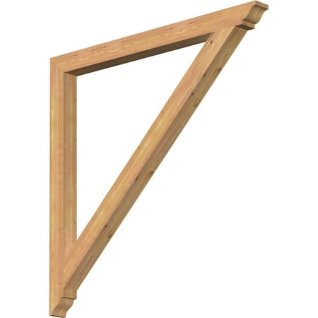 

Ekena Millwork 3 1/2 W x 48 D x 48 H Traditional Traditional Smooth Bracket Western Red Cedar