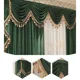 thumbnail image 3 of Velvet Curtains for Living Room Blackout Luxury Decor Bedroom Hall Drapes Green Sheer Window Fabric Blinds Tend Interior Thermal, 3 of 5