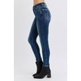 thumbnail image 3 of Judy Blue Full Size Run Mid-Rise Waist Skinny Jeans with Thermal Lining, 3 of 9