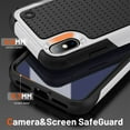 thumbnail image 4 of JTCASES for iPhone XS Max Case, Hybird PC TPU Anti-slip, Shockproof  Bumper, Military Drop Resistant, Rugged Heacy Duty Full Body Protective Shell for iPhone XS Max, Slim Fit for Girls Men, White, 4 of 9