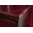 thumbnail image 3 of 2860, Solid Pine Nightstand with One Drawer and Open Storage in Merlot, 3 of 3