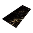 thumbnail image 2 of Marble Kitchen Mat Bathroom Floor Area Rugs for Bathroom Living Room Black Gold, 2 of 8