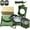 Black&Green, variant on Multifunctional Military Aiming Navigation Compass, Lensatic Compass Military Grade, Built-in Inclinometer, Measure Height & Slope, Durable for Camping, Backcountry Skiing
