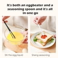 thumbnail image 6 of Lssam Small Whisks for Cooking, 1 pc Mini Plastic Whisk with Silicone Wiper, Tiny Handheld Whisk for Blending Sauces, Mixing Coffee and Beating Ingredients, 6 of 7