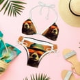 thumbnail image 6 of Vintage Bear Detachable Sponge, Adjustable Strap, Bikini Set Two-Pack Swim Suit – Beach, Pool, Vacation, 6 of 6