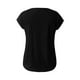 thumbnail image 3 of Camiseta básica de verano para mujer, holgada, con cuello en V y manga corta, sin mangas., 3 of 4