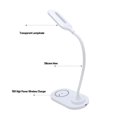 thumbnail image 3 of LED Desk Lamp with Wireless Charger, Flexible Bedside Table Lamp with 3 Lighting Modes, Eye Caring Reading Light for Home Office, Touch Control, USB C Charging Port, 3 of 7