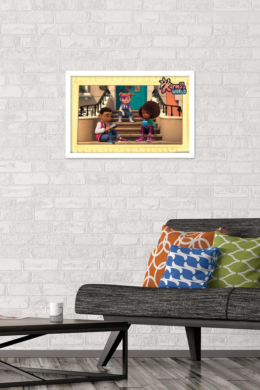 Karma's World - Group Wall Poster, 14.725" x 22.375" Framed