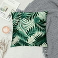 thumbnail image 2 of GOSMITH  Plant Pillow Sham, Watercolor Tropical Palm Leaves Colorful Illustration Natural Feelings, Decorative Printed Pillowcase,Lime Green, 2 of 5