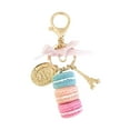 thumbnail image 6 of Eosunjian Cute Macaron Cake Pendant Car Key Ring Keychain Alloy Holder Bag Purse Accessory, 6 of 7