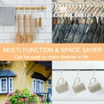 thumbnail image 7 of 12 Pack 4 Inch S Hooks for Hanging Plants,Heavy Duty S Hooks, Vinyl Coated Non Slip Clothes S Hooks, Black S Hooks Pot Rack Closet Hooks for Hanging Plants, Clothes, Kitchen Utensil, Pots, Pans, 7 of 7